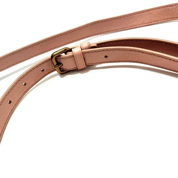 J. Crew Oslo Blush Soft Leather Crossbody Bag Excellent Condition - Picture 10 of 12